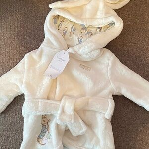Peter Rabbit Kids Cream Pajama Robe